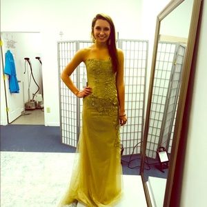 Gold Formal Dress